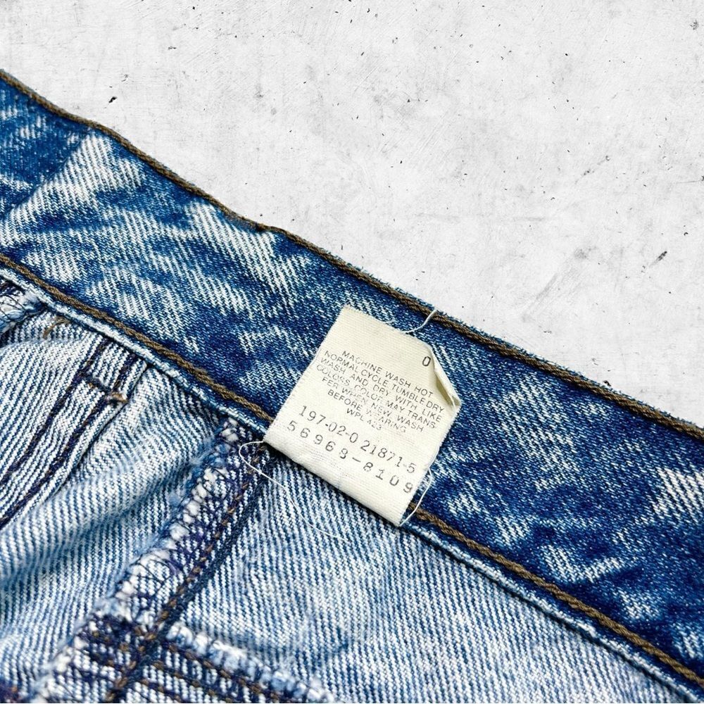 Vtg 80s Levi's 900 Series Acid Wash Jeans, High Rise Mom, Zip Ankle Grey Tag 26 - Picture 9 of 12
